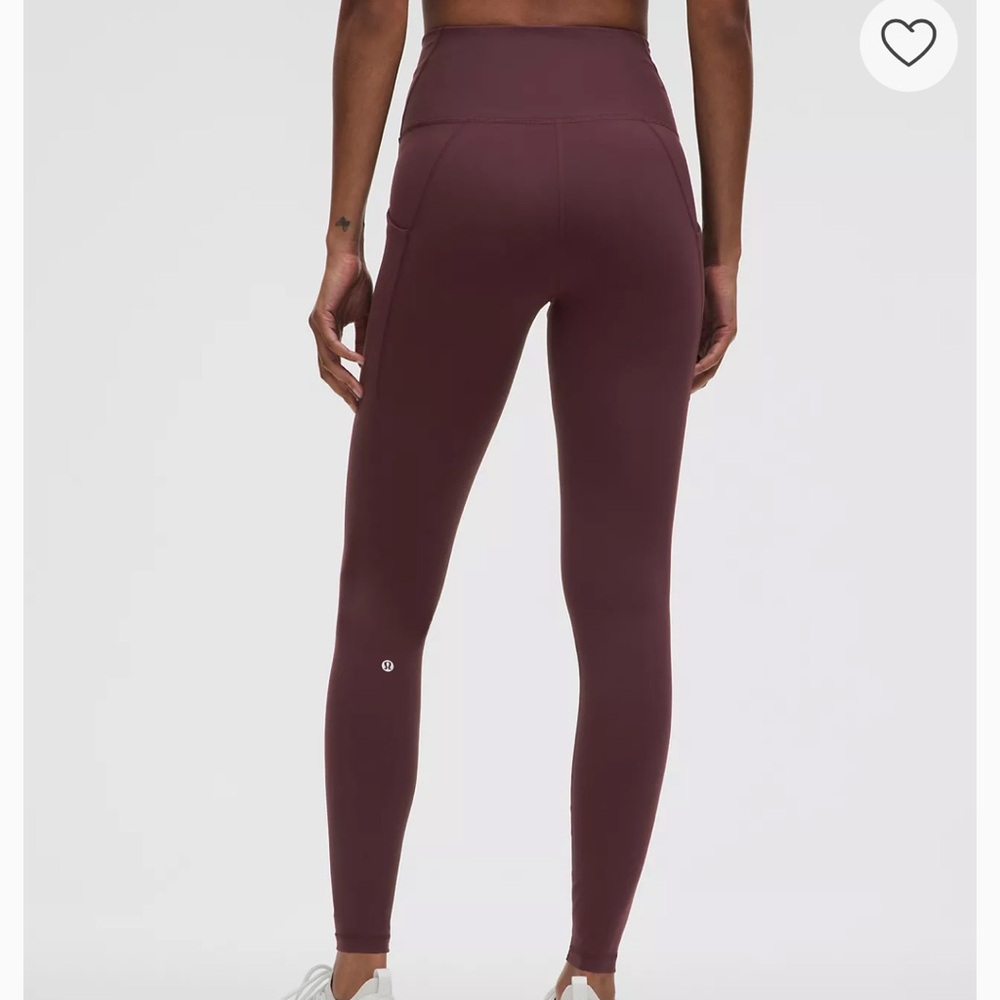 lululemon athletica Burgundy Leggings